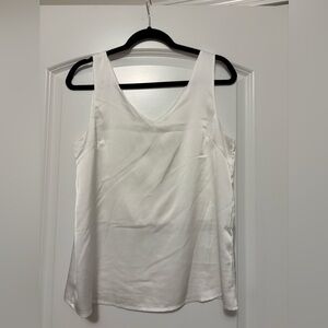 Elegant White Sleeveless Top
